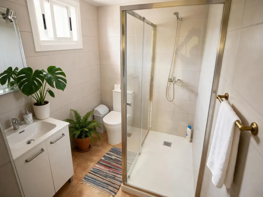 Baño completo con ducha